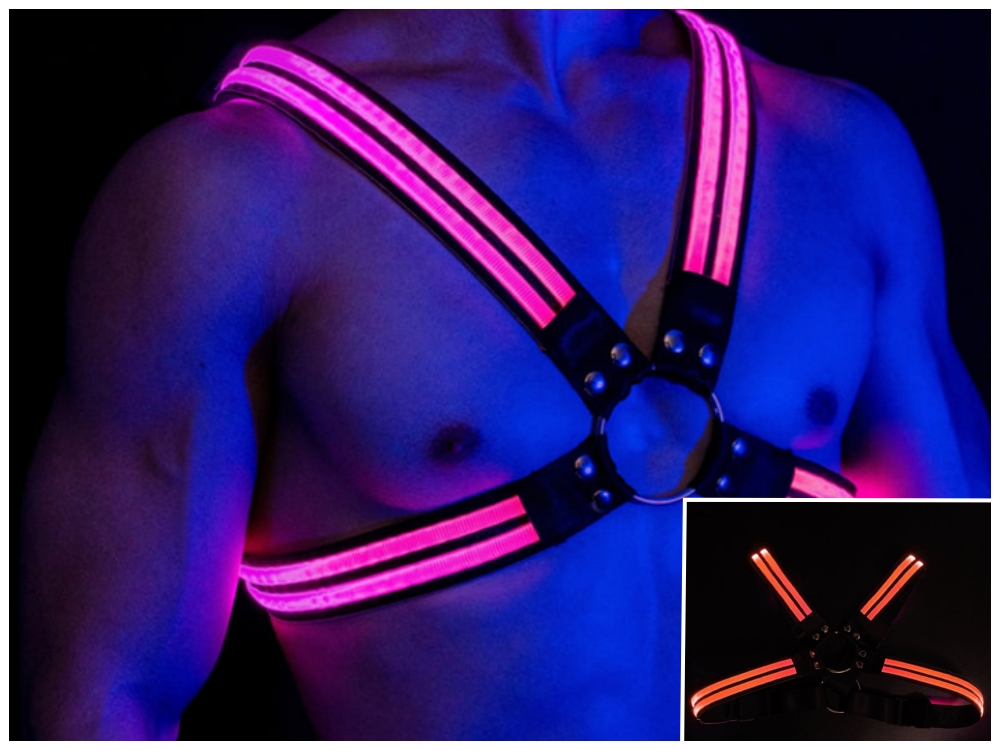 Radiant Harness Circuit Party Shoulder Leather Harness